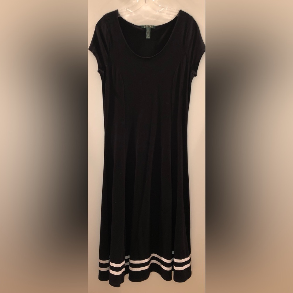 Lauren by Ralph Lauren Black Maxi Dress